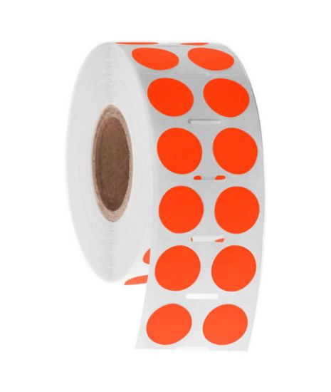 Picture of NitroTAG Cryo Labels, 0.5" (12.7mm), 1" core, Orange