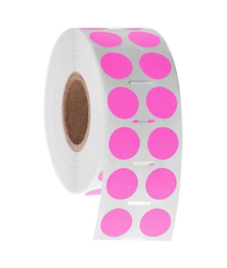 Picture of NitroTAG Cryo Labels, 0.5" (12.7mm), 1" core, Pink