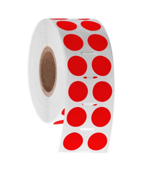 Picture of NitroTAG Cryo Labels, 0.5" (12.7mm), 1" core, Red
