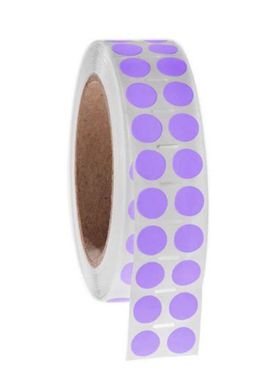 Picture of NitroTAG Cryo Labels, 0.5" (12.7mm), 3" core, Lavender