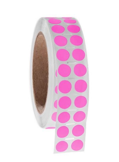 Picture of NitroTAG Cryo Labels, 0.5" (12.7mm), 3" core, Pink