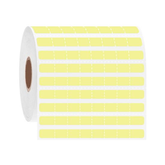Picture of PCR-TAG Cryo Labels, 3 x 0.25", 1" core, Yellow