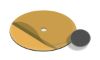 Picture of Carbon Support Film Single Hole 300 micron Cu Grids