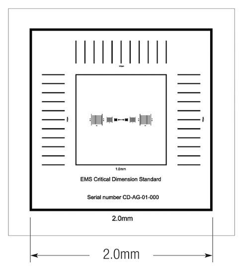 Picture of X-Axis Standard, Certfied, Unmounted, 2mm-100nm