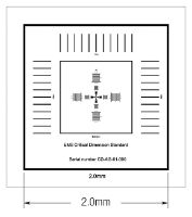 Picture of X&Y Axis Standard, Traceable, Unmounted, 2mm-100nm