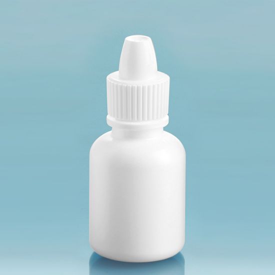 Picture of White LDPE Dropper Bottles w/Lids, 10cc