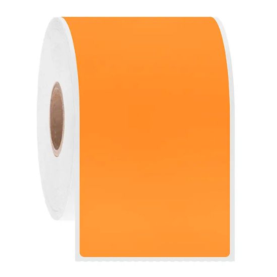 Picture of HyhiTAG High Temp Labels, 2 x 4", 1" core, Orange