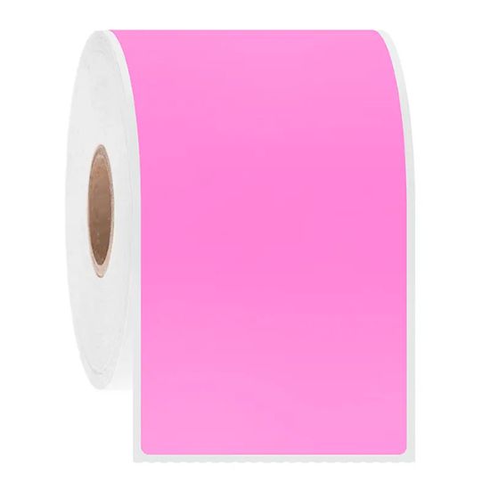 Picture of HyhiTAG High Temp Labels, 2 x 4", 1" core, Pink