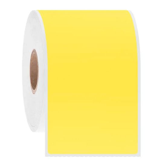 Picture of HyhiTAG High Temp Labels, 2 x 4", 1" core, Yellow