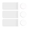Picture of Color Coded Dual Tough-Tags, White, 500/Roll