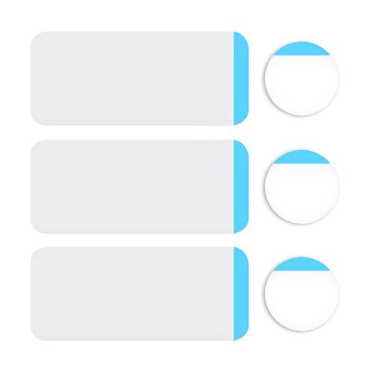 Picture of Color Coded Dual Tough-Tags, Blue, 500/Roll