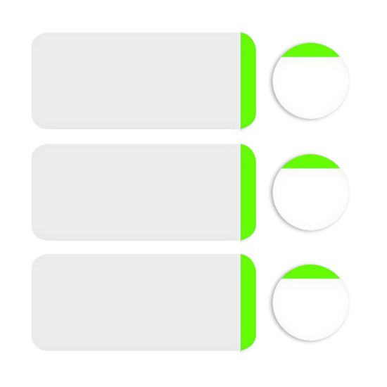Picture of Color Coded Dual Tough-Tags, Green, 500/Roll