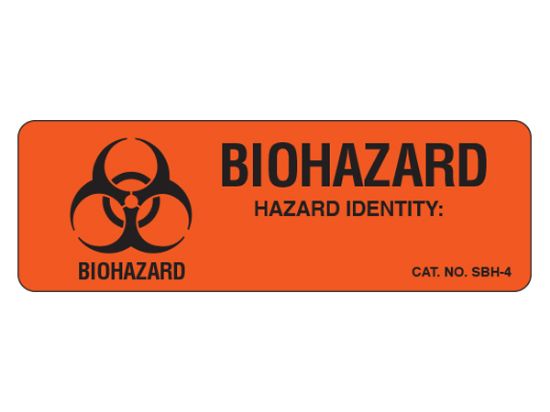 Picture of Labels Biohazard Model Sbh-4