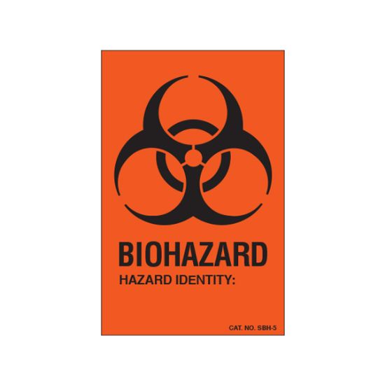 Picture of Labels Biohazard Model Sbh-5