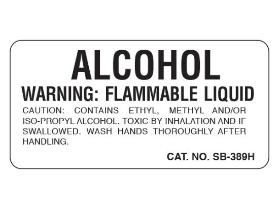 Picture of Labels Alcohol, Model Sb-389H